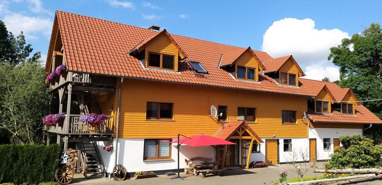 Ferienwohnung Betzemühle 2 Bauernhof Altenschlirf Exterior foto